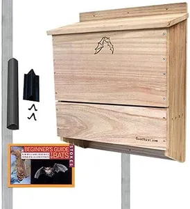 BestNest Five-Celled Bat House Kit with Pole, 500 Bats