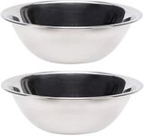 Vollrath 47938 8-Quart Economy Mixing Bowl, Stainless Steel, silver