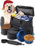 Rubyloo The Original Doggy Bag - Dog Travel Bag for Supplies - Ultimate Dog Gift for Dog Lovers, Dog Owners, Dog Moms, Dog Dads - Includes 2 BPA-Free Travel Dog Bowls and 2 Dog Food Containers