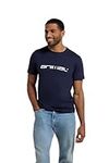 Animal Classico Mens Organic T-Shirt - Stylish, Lightweight & Breathable Tee in Soft Organic Cotton - for Summer, Beach, Holiday & Travel Navy