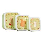 Sass & Belle Garden Friends Lunch Boxes - Set of 3