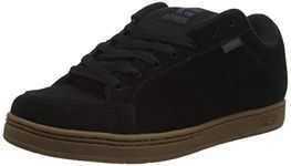 Etnies Mens Kingpin Skate Skate Sneakers Casual Shoes Casual - Black - Size 9 D, Black, 9