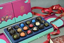 NAKED FOR COCOA Signature Luxury Chocolates Gift Hamper Box for Diwali Christmas Birthday Celebration -18 Assorted Bon Bons