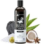 kin+kind Skunk Shampoo for Dogs & Cats - Activated Charcoal Odor Eliminator(12 fl oz) - Safe for Dogs and Cats, Removes Skunk Scent - Natural Blend with Coconut and Olive Oil - Unscented - Made in USA