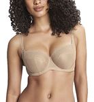 Panache Women's Jasmine Balconnet Bra, Caramel, 34F