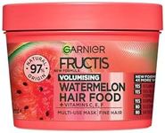 Garnier Fructis, 3-in-1 Hair Mask, Plumping & Hydrating, Hair Food Watermelon, 390ml