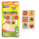 Hopop Mosquito Repellent Patches | MoZzbito 100% Natural Baby Mosquito Patches | Upto 12 Hour Protection Mosquito Sticker | Suitable for Kids & Adults | Pack of 24 | DONUT