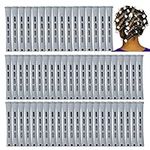 Perm Rods,60 pcs Hair Rollers for Natural Hair Long Short Hair Styling Tool Hair Curlers Small Size 0.59 inch Grey Color