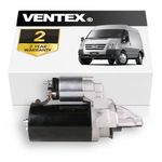 VENTEX® Starter Motor VSM8202 Compatible with Ford Transit 2.2 2.4 TDCi 2006-2014 Land Rover Defender Fiat Ducato Peugeot Boxer Citroen Relay