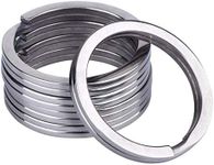 Titanium Key Rings Split Rings 5 Pack, Split Keyrings for Home Car Keys Attachment (0.98 Inch/ 25 mm)