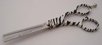 Ama Silhouette Thinning scissors, Zebra