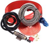4 Gauge Car Amp Wiring Kit –Jeemitery Car Amplifier Install subwoofer Wire Wiring Kits Helps You Make Connections and Brings Power to Your Radio, Subwoofers and Speakers Amp Power Wire