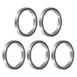 sourcing map 5pcs 6705-2RS Bearing 25x32x4mm, Chrome Steel Double Rubber Seals Precision Bearing, Lubricated Deep Groove Ball Bearings, P6 (ABEC 3)