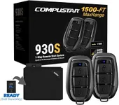 Compustar CS930-S All-in-One Remote Start Bundle - Two (1-Way), 3-Button Remotes G17 AM Water-Resistant Remotes 1,500-Ft. Max Range Keyless Entry Remote-Start-System