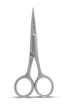 DANIAL 4.5" Stainless Steel Hair Cutting Scissors - Crafted for Precision Grooming: Professional Men's Barber Tool for Moustache, Beard, and Eyebrows - Rust-Free, Finest Trimming Experience