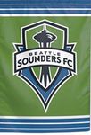 WinCraft Seattle Sounders FC Rave Garden Flag 12.5 x 18 inches Double Sided