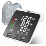 LOOKEE A2 Premium Blood Pressure Machine for Home Use | Proudly Canadian | Super Large 6.4” LED Clarity | Upper Arm Large Cuff Automatic Blood Pressure Monitor | Slim Design | 2x60 Memories