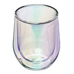 Corkcicle Glassware Coffee & Wine Cup - 2 Double-Insulated Thermal Cup - Brandy, Whiskey, & Rum Tumbler - Espresso, Coffee, & Tea Mug - Prismatic Finish - 12oz/355ml, Pack of 2