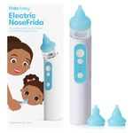 Frida Baby Electric NoseFrida Nasal Aspirator for Baby, Nose Sucker for Baby & Toddler, Upgraded Nasal Aspirator for Congestion Relief with 3 Suction Levels, 2 Silicone Tips, USB