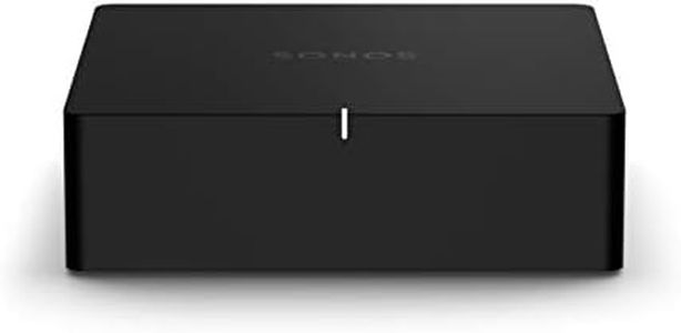 Sonos | Port Architectural, Reproductor Audio y Streaming, Entrada RCA, Resistente Humedad, Multiroom WiFi/Ethernet, Assitante Google y Amazon Alexa Integrada, Control App, iOS AirPlay2 - Negro