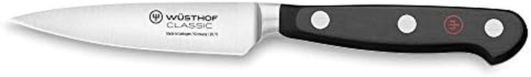 WÜSTHOF Classic 3.5" Demi Bolster Paring Knife, Black