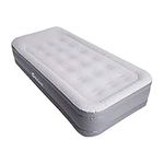 Outwell Flock Superior Single Air Bed With Pump, Grey, One Size