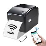 VRETTI Wireless Thermal Label Printer, Wi-Fi High Speed 4x6 Shipping Label Printer for Small Business & Package, Shipping Label Printer Compatible with Canada Post, USPS, iPhone, Android,Windows, Mac