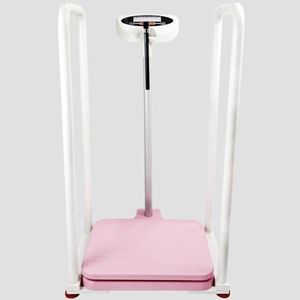 Armrest Electronic Medical Height and Weight Scale,20" L x 12" W x34 H, Up to 420lb Weight Capacity, 75” Height Measurement, LCD Display, USB Charging, Temperature Display