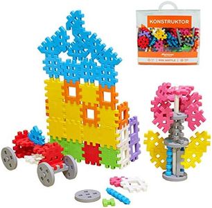 Marioinex 902363 Mini Waffle Constructor, Set of 140 Pieces, Multi-Colour