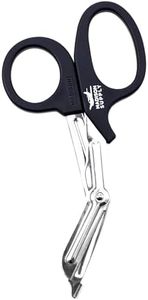 Madison Supply Medical Scissors, EMT and Trauma Shears - 7.5 Inch Premium Quality Stainless Steel Bandage Scissors - Fluoride-Coated with Non-Stick Blades - 1 Pack (Black/Stainless)