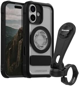 Rokform iPhone 17 Crystal Case + Motorcycle Handlebar Phone Mount