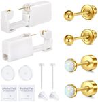 QWALIT Ear Piercing Kit Gold Ear Pi