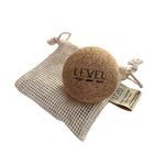 Level Body Mind Soul - Cork Massage Ball - Massage Ball for Muscle Tension - Fascia Ball - Yoga Ball - Massage Ball Deep Tissue - Wood Therapy Massage Tool - Large Massage Ball, 6.2 cm