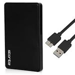 Storite Data Storage External Hard Drive 1TB USB 3.0 Portable & Slim Hardisk 2.5" HDD Data Backup & Games Store Hardrive Memory Expansion Harddrive For Xbox PS3 PS4 Mac PC Laptop Desktop (Black)