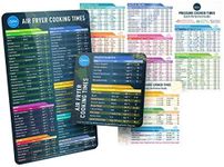 Air Fryer Magnetic Cheat Sheet Set,