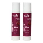 Clensta Beetroot Lip Balm With Hyaluronic Acid Spf 30 With Beetroot & Hyaluronic Acid For Moisture, Hydrates & Lightens Dark Lips For Women & Men 5gm (Pack of 2)