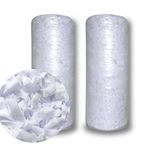 BOXIN Shredded Memory Foam for Bean Bag Filler Pouf Filling Prefect Refill Material for Bean Bag Chair Pillow Stuffing for Stuffed Animals Ottoman Couch Cushion Dog Bed (White, 10 Pound (Pack of 2))…