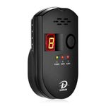 D MODUN Gas Detector, Natural Gas/LPG/City Coal Gas Leak Detector, 3-Pin Plug-in Gas Monitor with Sound Alarm and LED Display, Methane Propane Butane Combustible Gas Alarm for Kitchen RV Garage Hotel