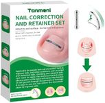 Titanium Alloy Silicone Ingrown Toenail Treatment, Designed for Curved Nail Repair, Ingrown Toenail Corrector, Nail correction tool, Ingrown Toenail Removal Kit,Suitable for Any Toenail Size men woman
