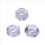 3 Shape Clear Silicone Delay Ring Elastic Couple Bed Sports Training Ring Men's Lock Ring Long Lasting Ring