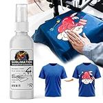 Sublimation Spray, Sublimation Spray for Cotton Shirts, Sublimation Coating Spray Apply All Fabric, Plus Sublimation Spray for Cotton Quick Dry & Super Adhesion, Waterproof, High Gloss (100 ml)