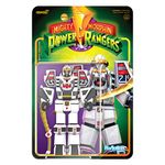 SUPER7 Power Rangers White Tigerzord (Warrior) ReAction 6" Collectible Figure