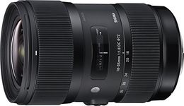 Sigma 210101 18-35mm F1.8 DC HSM Lens for Canon (Filter size 72mm) Black