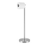 KES Toilet Paper Holder Stand 26" H, Toilet Paper Roll Holder with Weighted Base for Bathroom, Toilet Tissue Holder Rustproof SUS304 Stainless Steel, Brushed Finish, BPH283S66-2