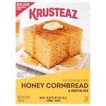 Krusteaz Natural Honey Cornbread & Muffin Mix Boxes, 15 OZ (Pack of 12)