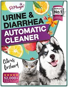 P-Magic Automatically Cleans Urine, Vomit, Diarhhea for Dogs, Cats, Other Pets (100g Pet Waste Removal Powder)