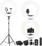 UBeesize 22'' Ring Light with 72'' 