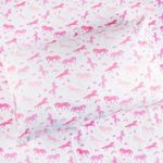 Kids Rule 3-Piece Unicorn Sheet Set | 1 Twin Flat Sheet, 1 Twin Fitted Sheet & 1 Queen Pillowcase | 100% High-Grade Micro-Denier Polyester Fiber | Soft, Smooth & Durable | for Girls | Pink & Purple