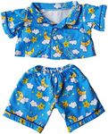 Flannel PJ's Clothes Outfit Fits Most 14" - 18" Build-A-Bear and Make Your Own Stuffed Animals