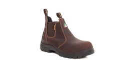 Tiger King Jasper Men’s Premium CSA Approved Chelsea Safety Boots: Composite Toe, Slip, Heat and Puncture Resistant with Electrical Hazard Protection, Size 9, X-Wide, Espresso Brown